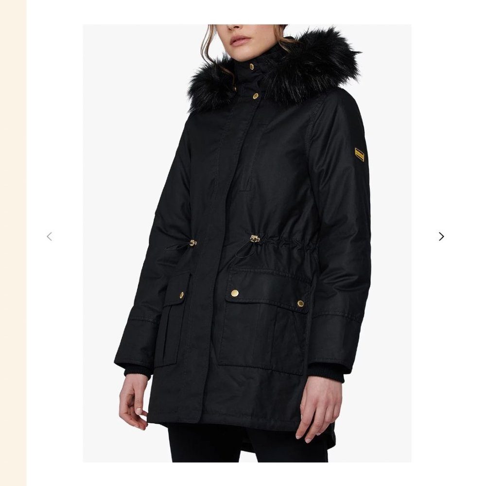 *NWT* Barbour International Picard Wax Jacket SIZE 8
